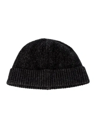 Pre-owned Saint Laurent Mens' Cashmere Beanie In Black