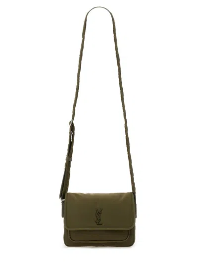 Saint Laurent Messenger Bag "niki" Small In Green