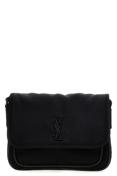 Saint Laurent 'messenger Niki' Crossbody Bag In Black