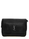 Saint Laurent Borsa A Tracolla Messenger Piccola In Pelle Nera Uomo In Black