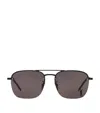 Saint Laurent Womens Black Ys000490 Sl 309 M Rectangular-frame Metal Sunglasses In Black