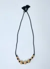 Saint Laurent Women Metal And Tassel Necklace In Black