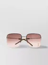 Saint Laurent Metal Arms Square Frame Sunglasses