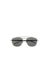 Saint Laurent Metal-frame Sunglasses In Gray