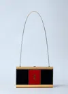 Saint Laurent Metal Minaudière Shoulder Bag In Black