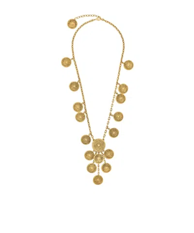 SAINT LAURENT YVES SAINT LAURENT CHARM NECKLACE IN METAL