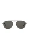 Saint Laurent Metal Sl 665 Sunglasses In Silver