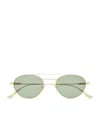 Saint Laurent Sl 97 Aviator Sunglasses In Green