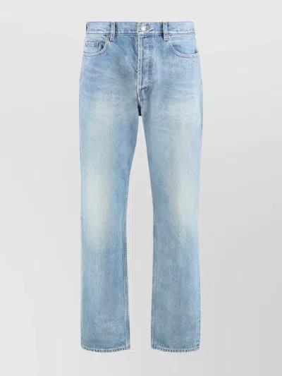 SAINT LAURENT MICK 5-POCKET STRAIGHT-LEG JEANS