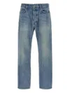 Saint Laurent High-rise Denim Jeans In Blue