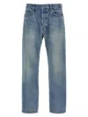 Saint Laurent High-rise Denim Jeans In Blue