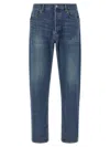 Saint Laurent Long Mick Jeans Rs701-03 In Blue