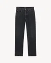 Saint Laurent Mick Long Jeans In Westwood Denim Clothing In Black