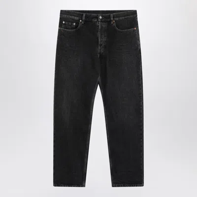 Saint Laurent Straight-leg Jeans In Black