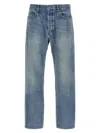 Saint Laurent High-rise Denim Jeans In Blue