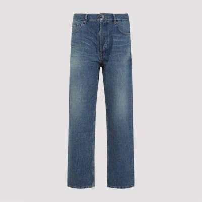 Saint Laurent Mick Long Jeans 32 In Blue