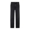 Saint Laurent Mick Long Straight-leg Jeans In Black
