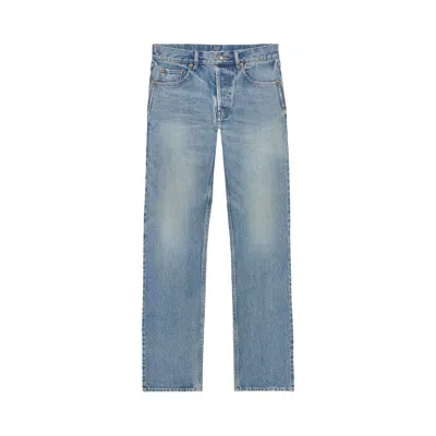 Pre-owned Saint Laurent Mick Long Jeans 'nonza Blue' | Men's Size 32