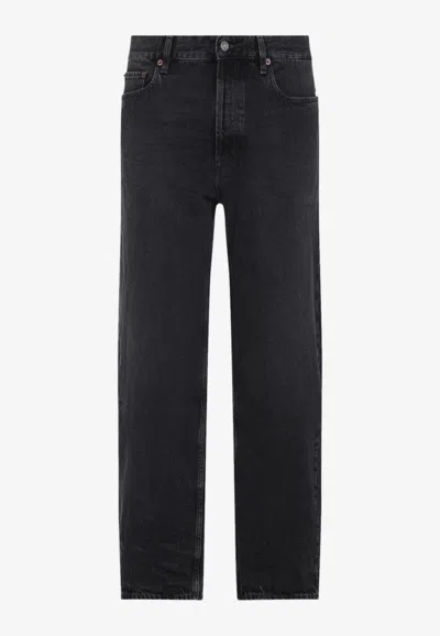 SAINT LAURENT MICK LONG STRAIGHT-LEG JEANS