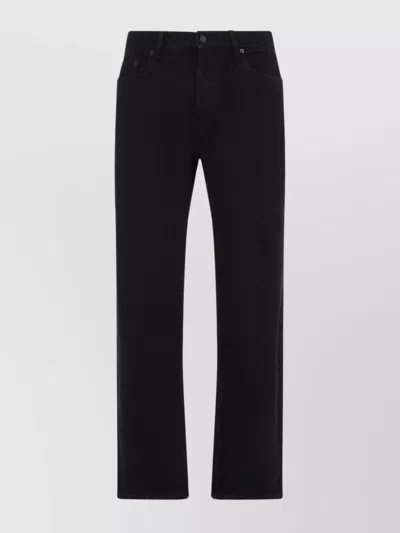 SAINT LAURENT MICK MID-WAIST STRAIGHT LEG JEANS