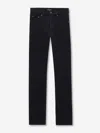 Saint Laurent Oklahoma Jeans In Black Denim In Black
