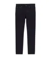 Saint Laurent Oklahoma Jeans In Black Denim In Black