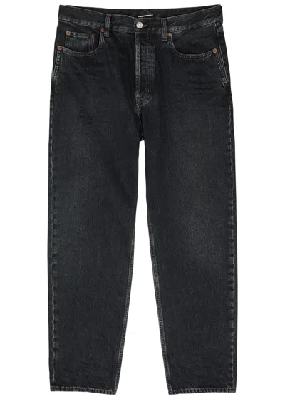 Saint Laurent Mick Straight-leg Jeans In Black