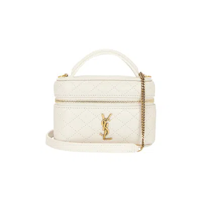 Pre-owned Saint Laurent Micro Gaby Vanity Bag 'cream Soft' | White | Women's Size Onesize
