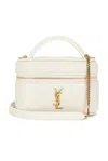 Saint Laurent Micro Gaby Vanity Bag In Crema Soft