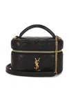 Saint Laurent Micro Gaby Vanity Bag In Nero