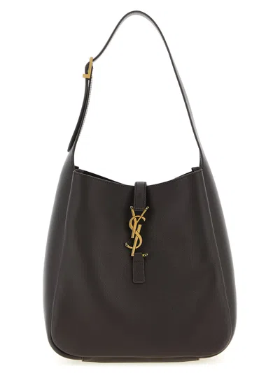 Saint Laurent Micro Le 5 À 7 Shoulder Bag In Brown