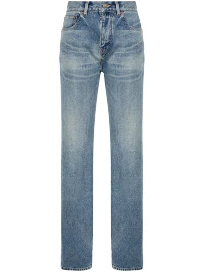 SAINT LAURENT MID RISE STRAIGHT JEANS