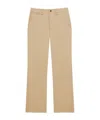 Saint Laurent Flared Pants In Nude