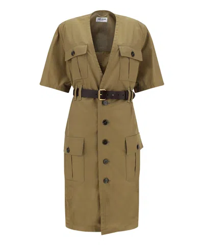 SAINT LAURENT MIDI DRESS