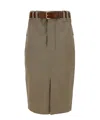Saint Laurent Midi Skirt