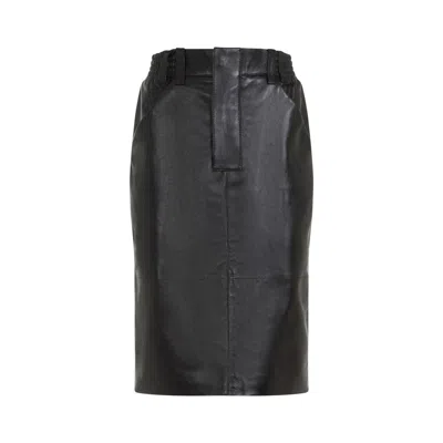 SAINT LAURENT SAINT LAURENT MIDI SKIRT