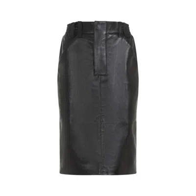 SAINT LAURENT SAINT LAURENT MIDI SKIRT