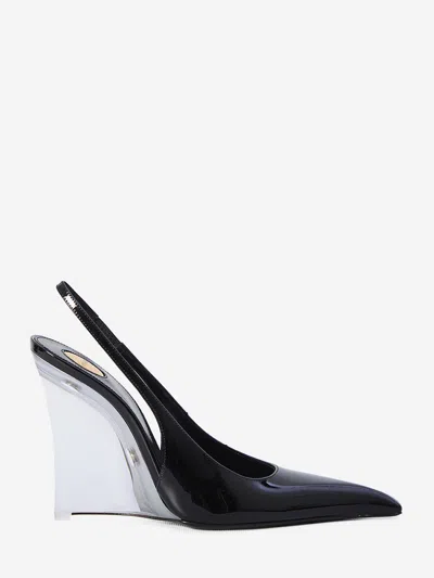 SAINT LAURENT MILLER WEDGE PUMPS