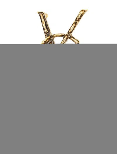 Saint Laurent Mini Accessory Bag In Gray