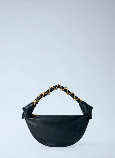 Saint Laurent Mini Amalia Shoulder Bag In Black