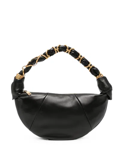 Saint Laurent Mini Amalia Tote Bag In Black