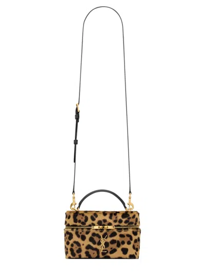 Saint Laurent Mini Animalier Crossbody Bag - Fw25 In Animal Print