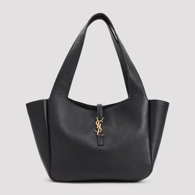 Saint Laurent Mini Basket Handbag - 28/47 Cm In Black