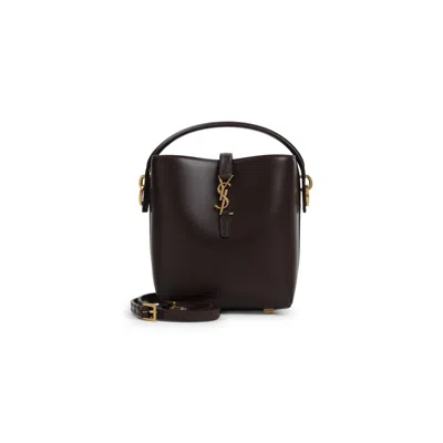 Saint Laurent Mini Bolso 37 Chocolate