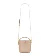 Saint Laurent Mini Le 37 Bucket Bag In Beige