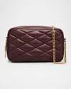 Saint Laurent Mini Camera Bag In Quilted Leather