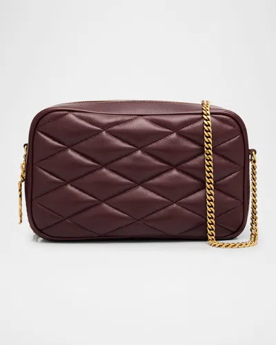 Saint Laurent Mini Camera Bag In Quilted Leather