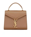 Saint Laurent Mini Cassandra Bag In Brown