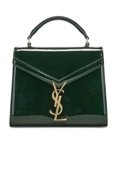 Saint Laurent Mini Cassandra Bag In Fir Leaf