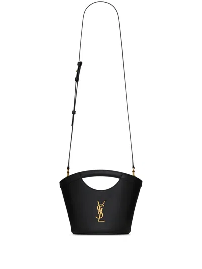Saint Laurent Mini Celia Tote Bag In Black
